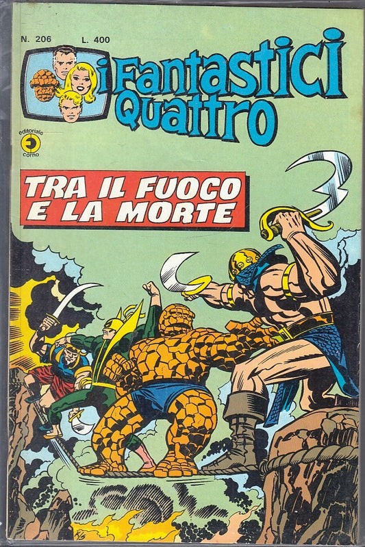 FS- I FANTASTICI QUATTRO N.206 -- CORNO -- S - G23