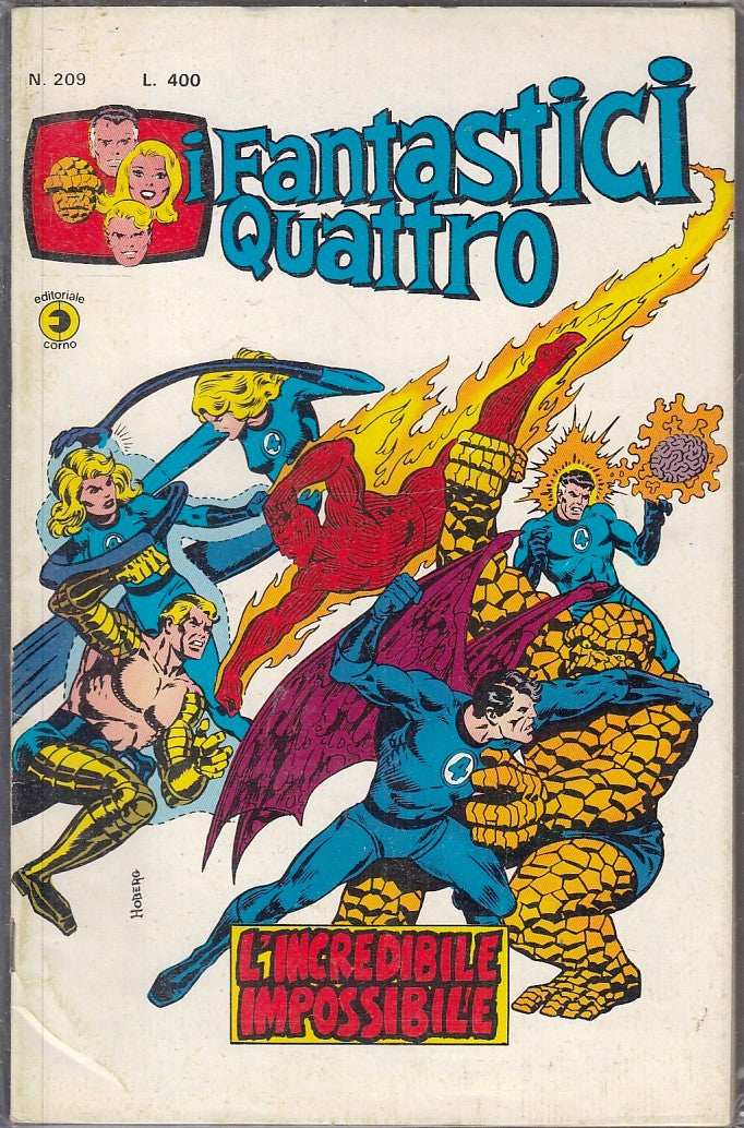 FS- I FANTASTICI QUATTRO N.209 -- CORNO -- S - G23