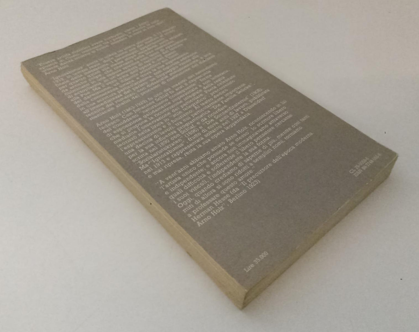 LS- IGNORABIMUS - ARNO HOLZ  - UBULIBRI --- 1986 - B - XFS136