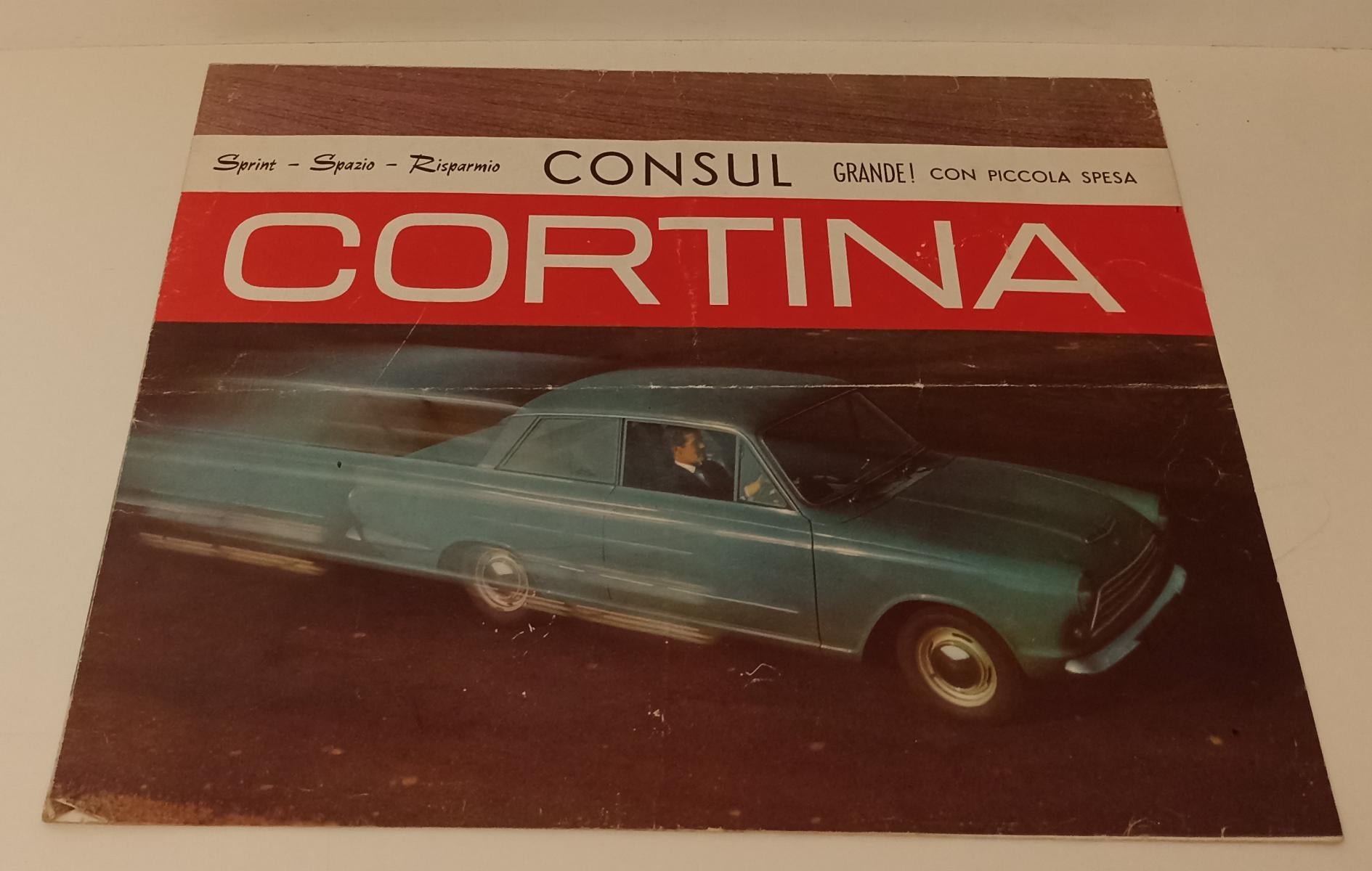 CP- OPUSCOLO PUBBLICITARIO AUTO FORD CORTINA - RVSa95