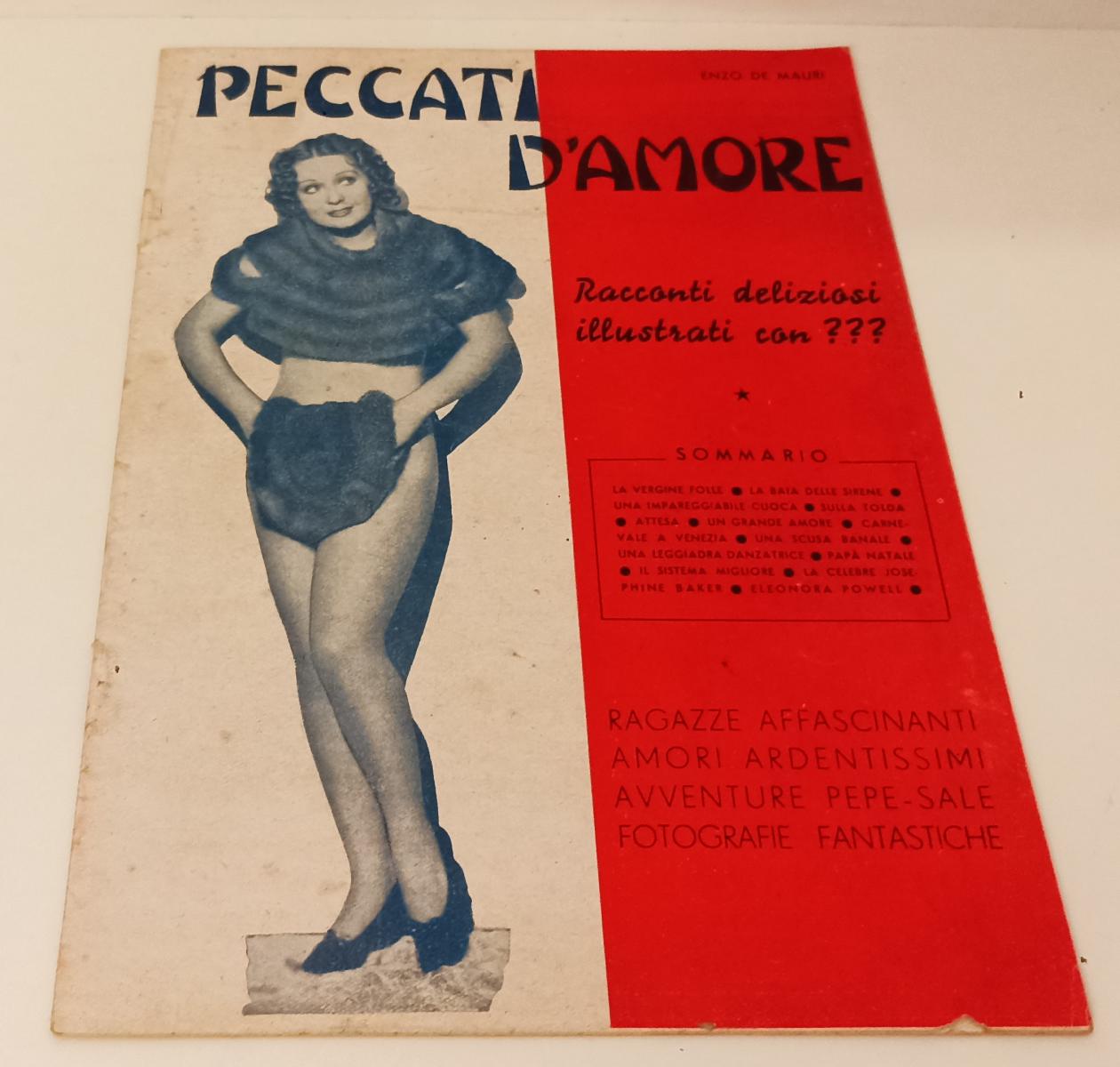 LX- RIVISTA PECCATI D'AMORE RACCONTI ILLUSTRATI - ENZO DE MAURI - RVSa106