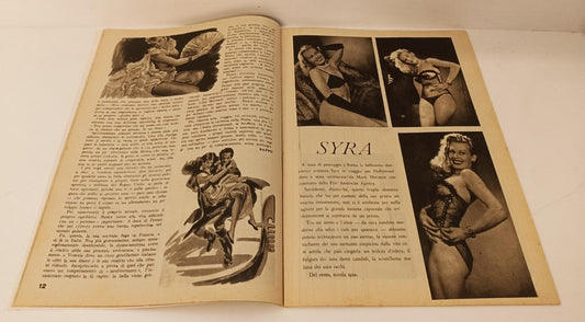 LX- RIVISTA COQUETTE LA CICALA ANNO III N.47 1947 EMY DE MEDICI - RVSa108