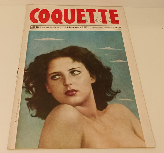 LX- RIVISTA COQUETTE LA CICALA ANNO III N.47 1947 EMY DE MEDICI - RVSa108