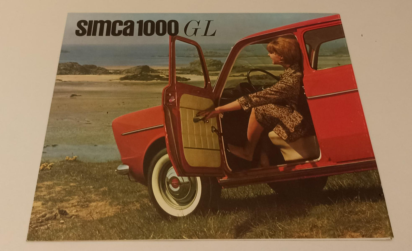 CP- OPUSCOLO PUBBLICITARIO PIEGHEVOLE SIMCA 1000 GL - RVSa97