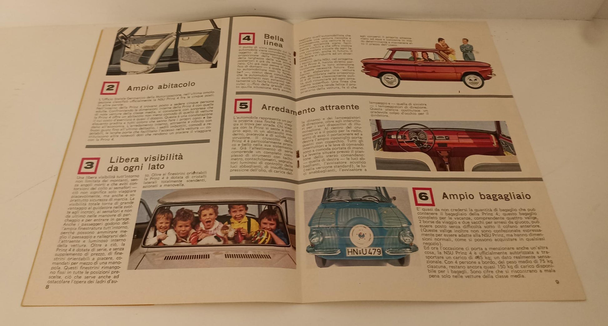 LR- RIVISTA OPUSCOLO  LA NOSTRA PRINZ - LISTINO PREZZI - S - RVSa98