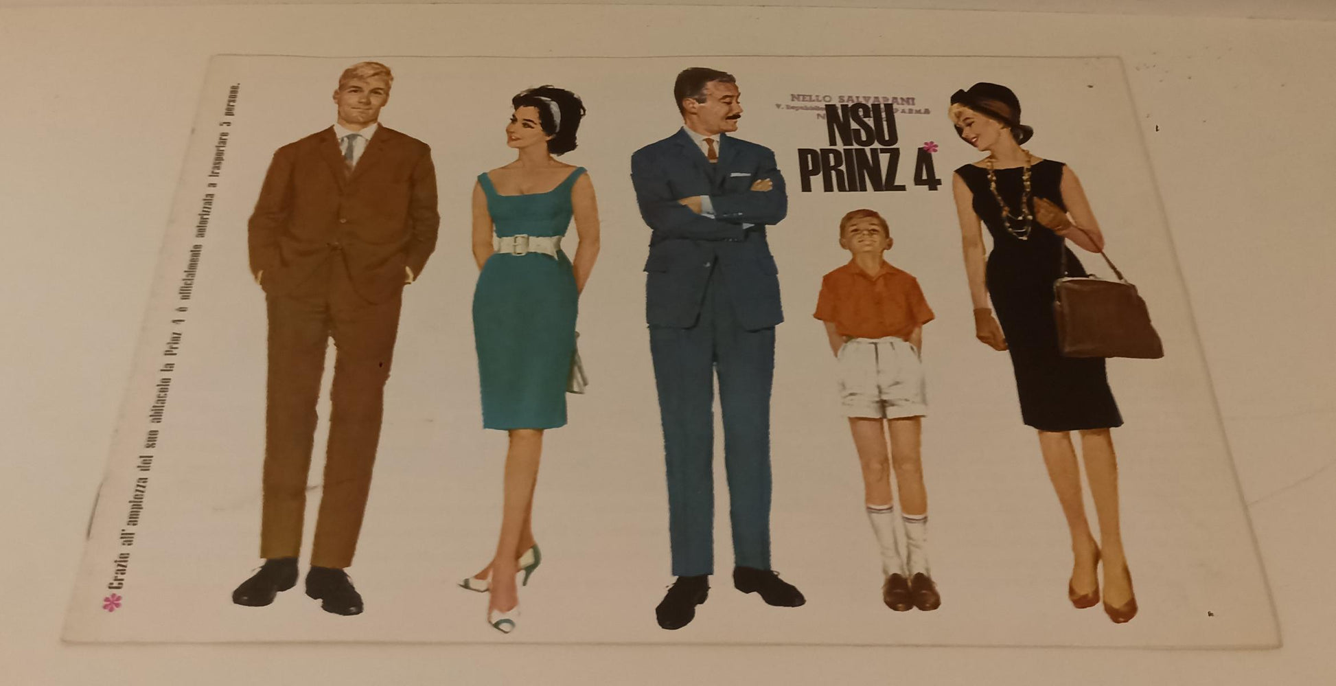 CP- OPUSCOLO PUBBLICITARIO AUTO NSU PRINZ 4 - RVSa96