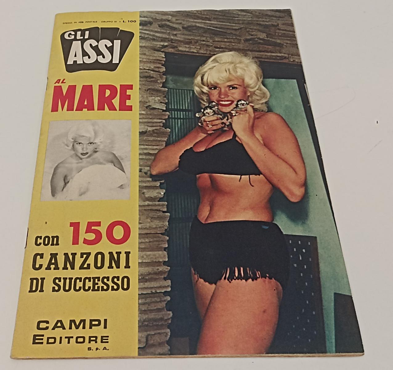 LR- RIVISTA GLI ASSI AL MARE 150 CANZONI DI SUCCESSO ANNO II N.2 1962 - RVSa80