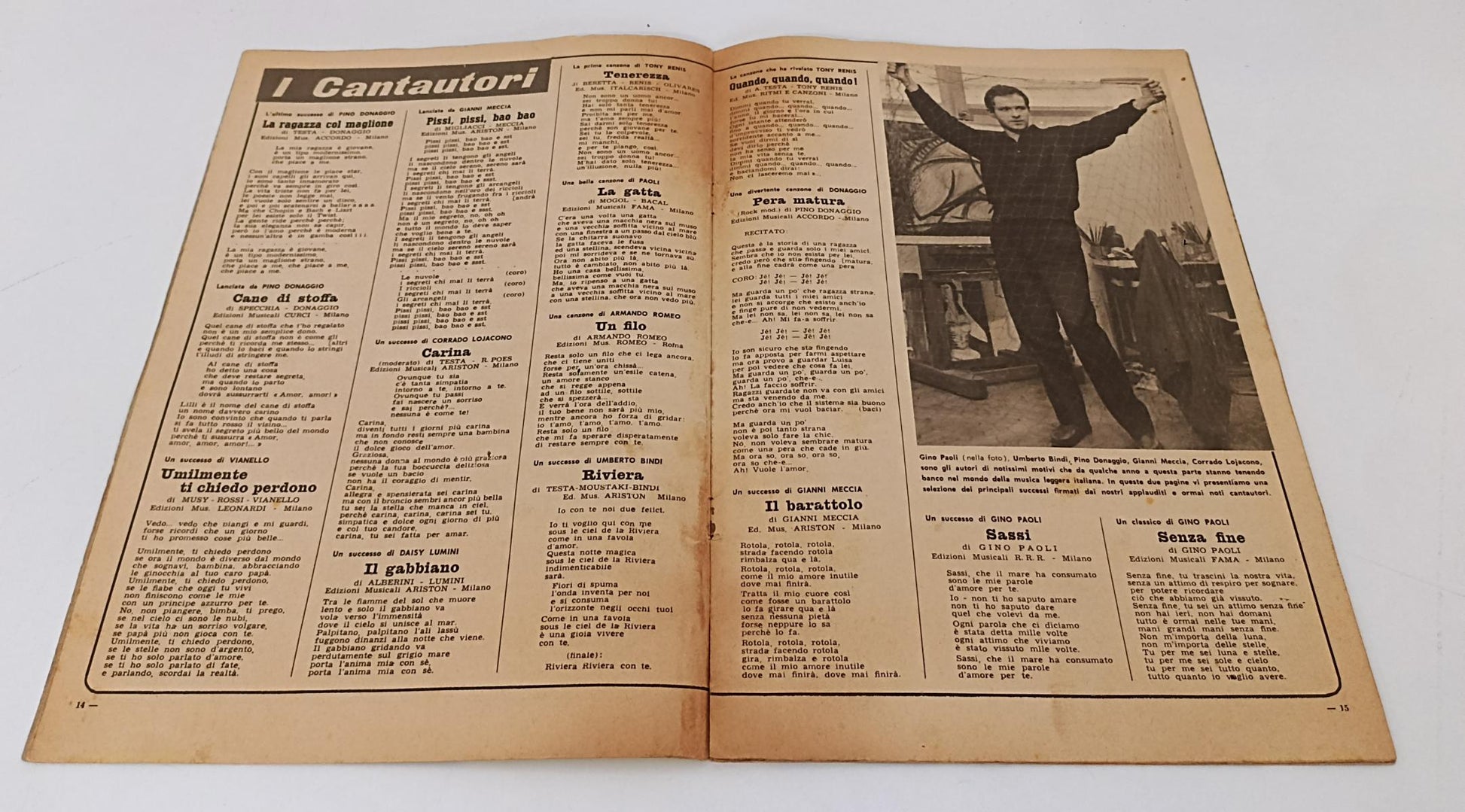 LR- RIVISTA GLI ASSI AL MARE 150 CANZONI DI SUCCESSO ANNO II N.2 1962 - RVSa80