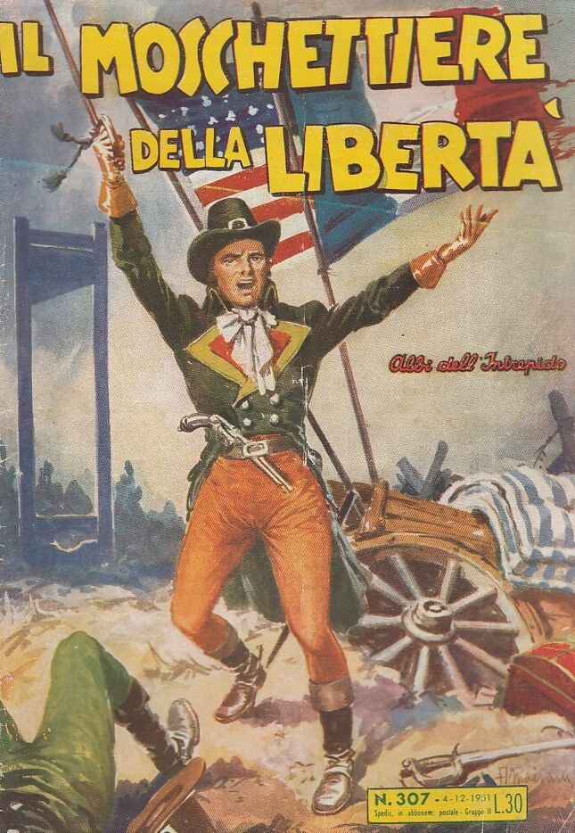 FZ- ALBI DELL'INTREPIDO N.307 MOSCHETTIERE LIBERTA'-- UNIVERSO- 1951 - S - H23