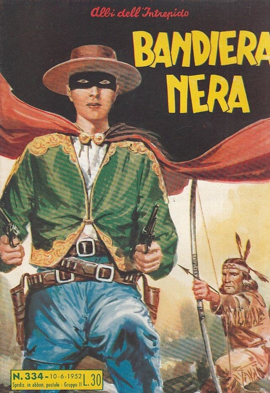 FZ- ALBI DELL'INTREPIDO N.334 BANDIERA NERA -- UNIVERSO - 1952 - S - H23