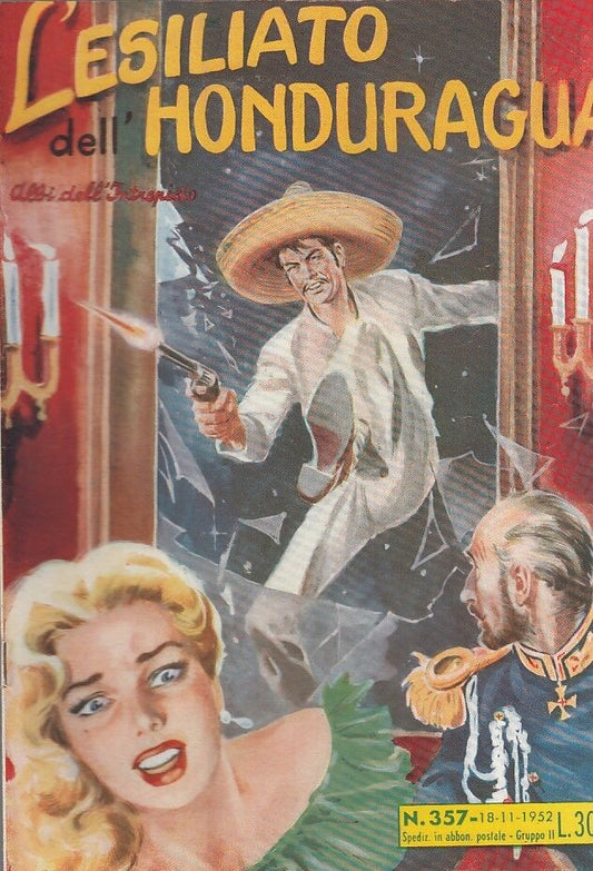 FZ- ALBI DELL'INTREPIDO N.357 ESILIATO HONDURAGUA -- UNIVERSO - 1952 - S - H23