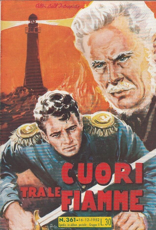 FZ- ALBI DELL'INTREPIDO N.361 CUORI TRA LE FIAMME -- UNIVERSO - 1952 - S - H23