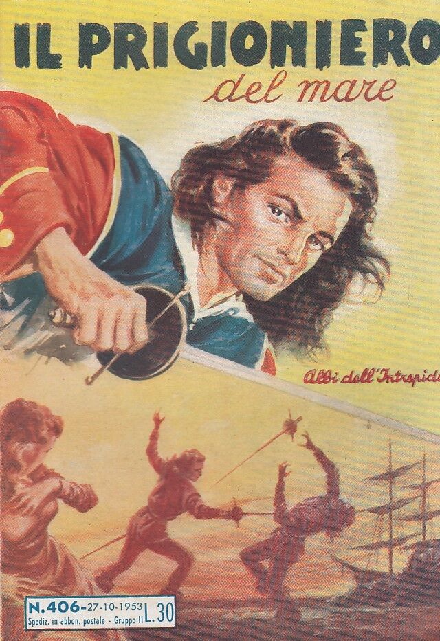 FZ- ALBI DELL'INTREPIDO N.406 PRIGIONIERO DEL MARE-- UNIVERSO - 1953 - S - H23