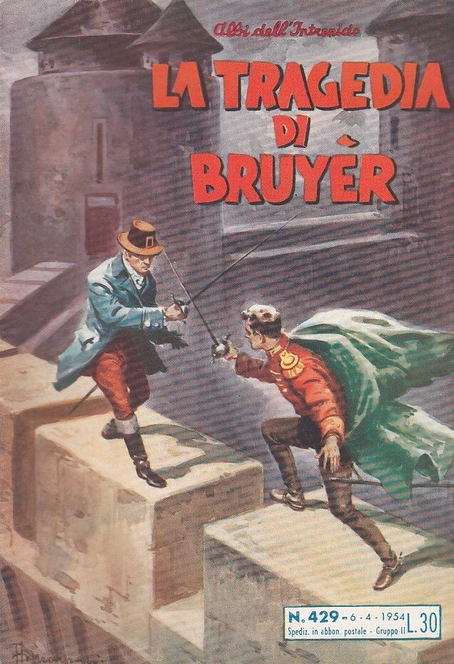 FZ- ALBI DELL'INTREPIDO N.429 TRAGEDIA DI BRUYER -- UNIVERSO - 1954 - S - H23