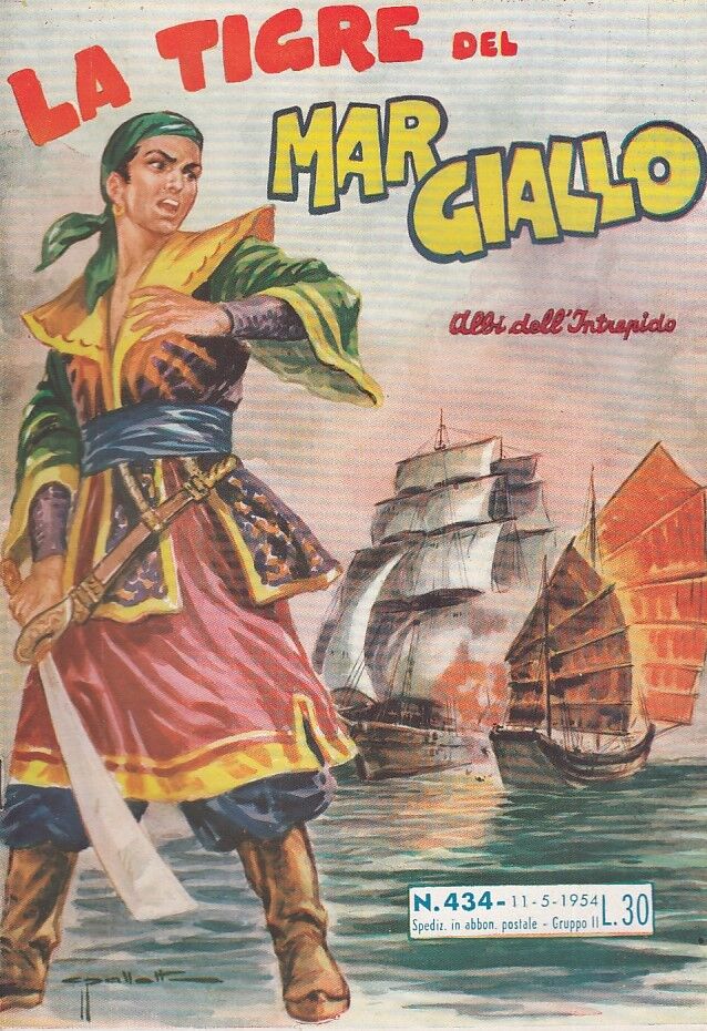 FZ- ALBI DELL'INTREPIDO N.434 TIGRE MAR GIALLO -- UNIVERSO - 1954 - S - H23