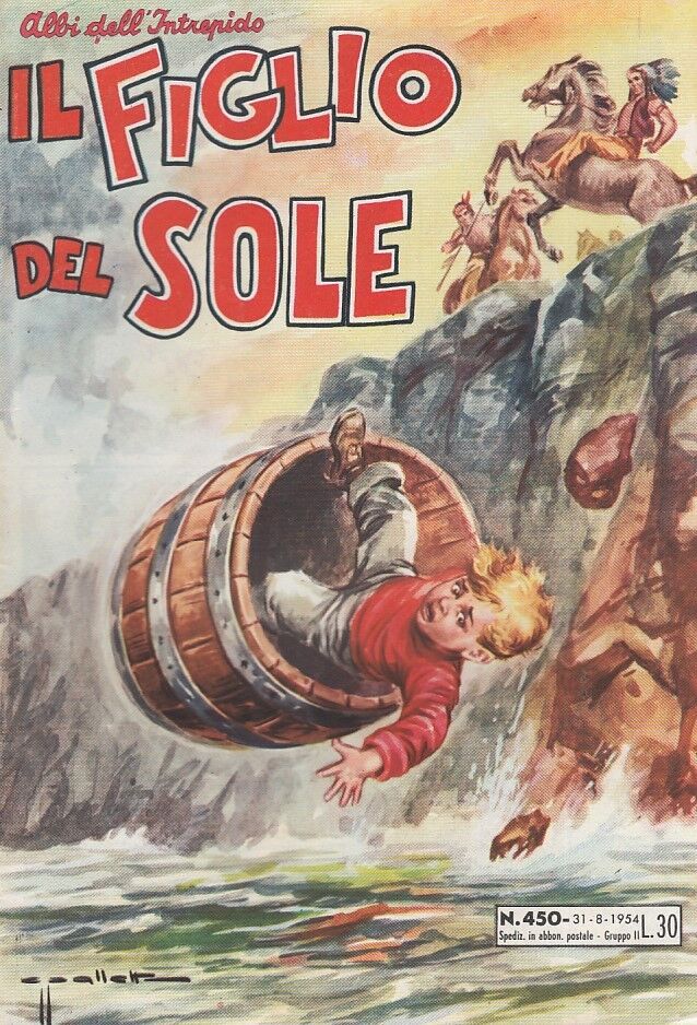 FZ- ALBI DELL'INTREPIDO N.450 FIGLIO DEL SOLE -- UNIVERSO - 1954 - S - H23