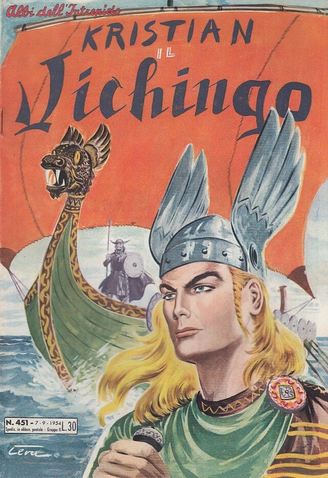 FZ- ALBI DELL'INTREPIDO N.451 KRISTIAN VICHINGO -- UNIVERSO - 1954 - S - H23