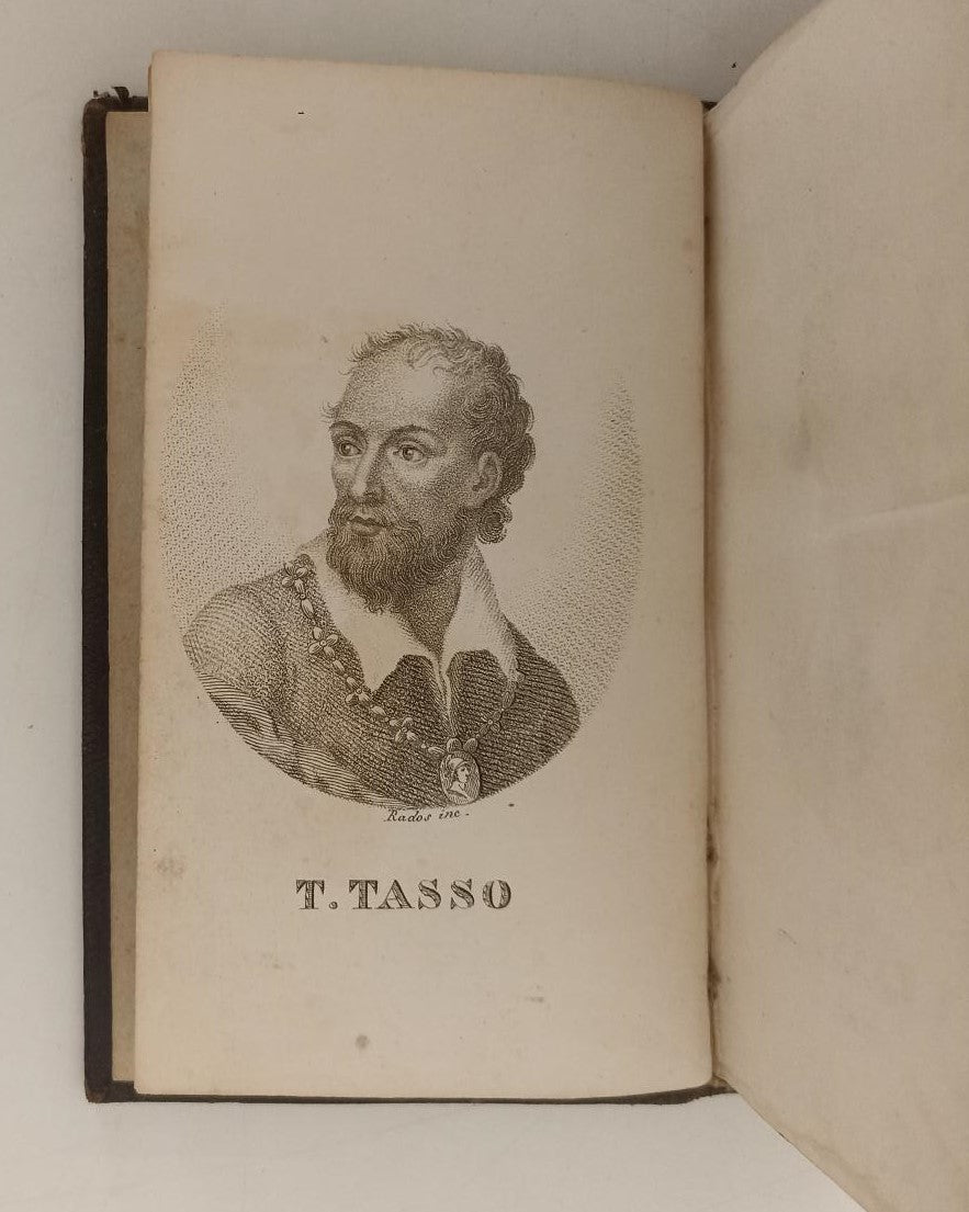 LH- LA GERUSALEMME LIBERATA - TORQUATO TASSO- GIOVANNI SILVESTRI- 1824- C- XFS92