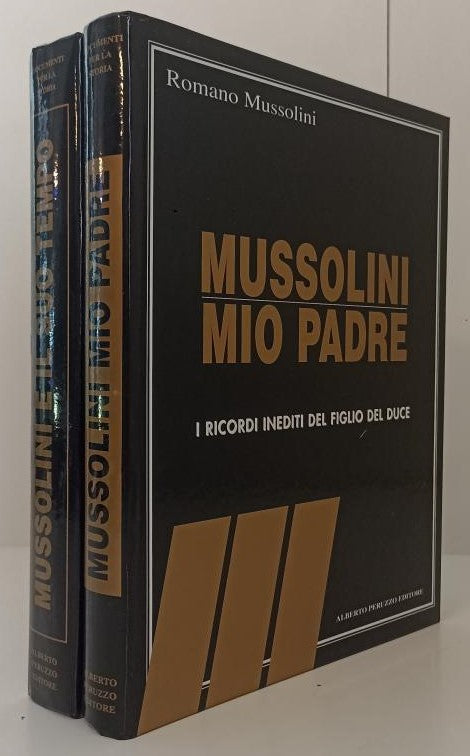 LS- MUSSOLINI MIO PADRE CAPO FASCIMO 2 VOLUMI- ROMANO MUSSOLINI- PERUZZO- YFS760