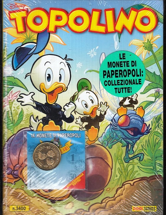 FD- TOPOLINO 3400 LE MONETE DI PAPEROPOLI BLISTERATO - PANINI DISNEY - M23
