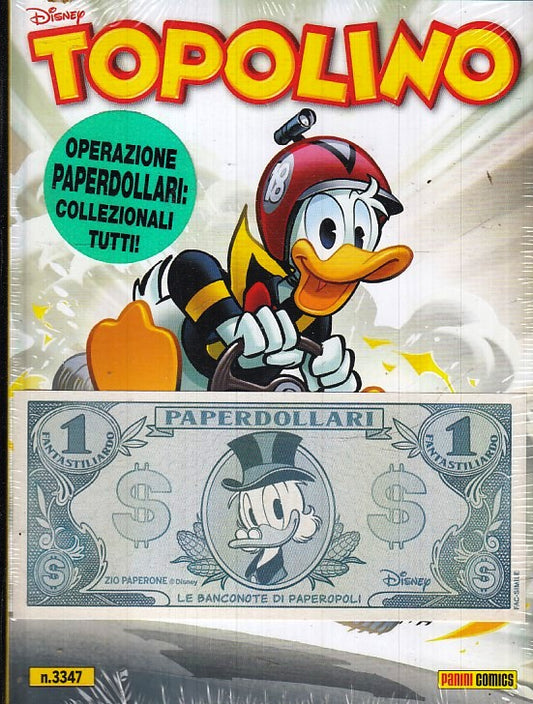 FD- TOPOLINO 3347 OPERAZIONE PAPERDOLLARI ZIO PAPERONE BLISTERATO- PANINI DISNEY M23