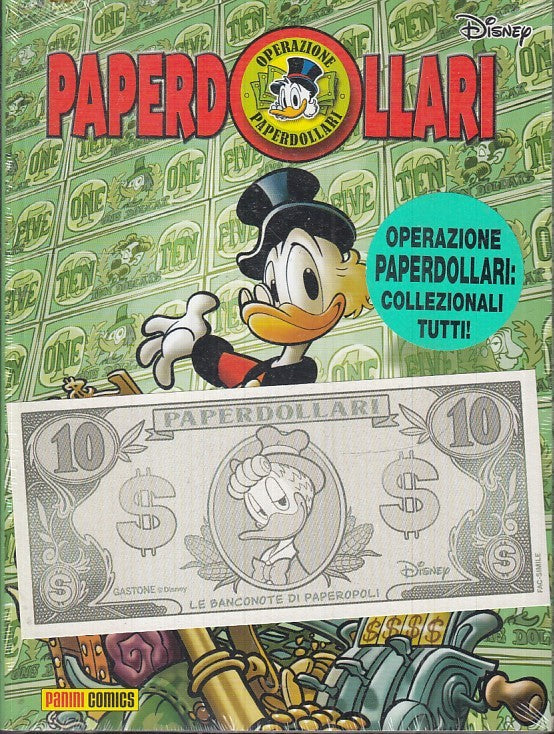 FD- PAPERDOLLARI OPERAZIONE PAPERDOLLARO GASTONE BANCONOTA - PANINI DISNEY - M23