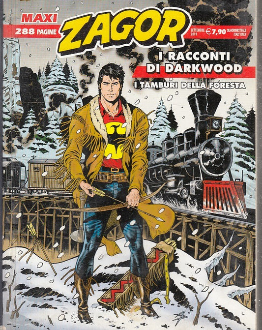 FB- ZAGOR MAXI N.37 RACCONTI DI DARKWOOD -- BONELLI - 2019 - B - M23