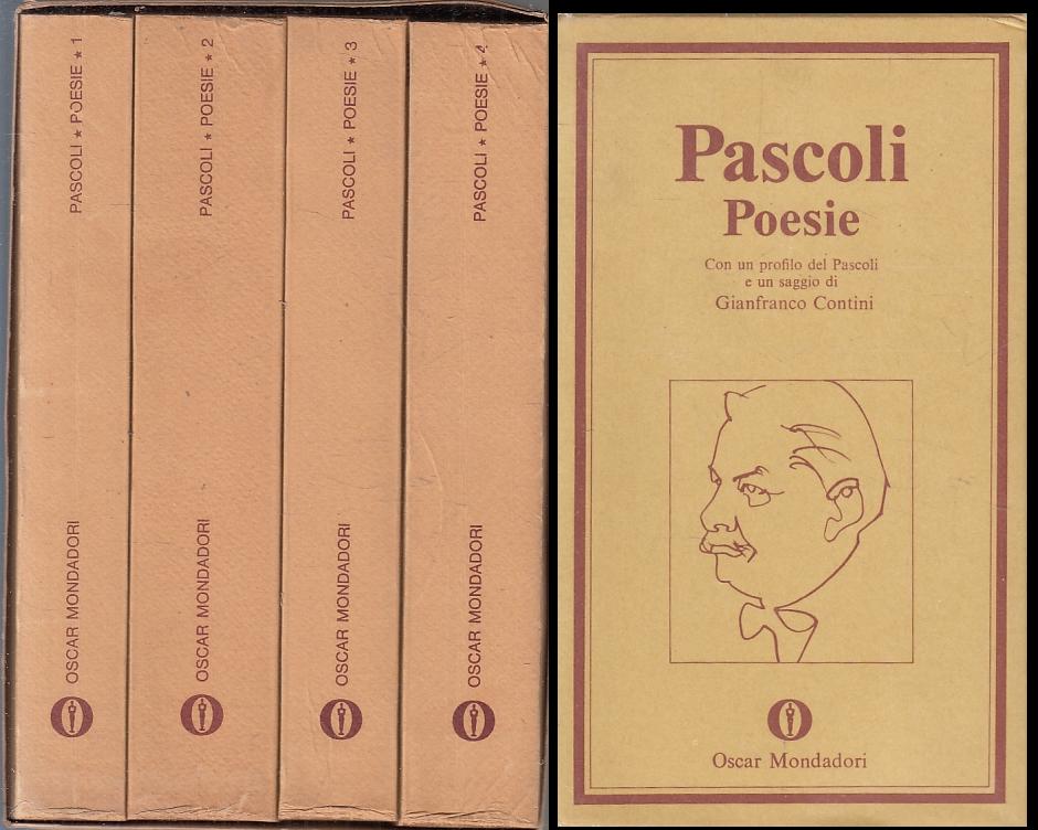 LN- PASCOLI - GIOVANNI PASCOLI - MONDADORI - OSCAR - 2a ED. - 1969 - B - XFS