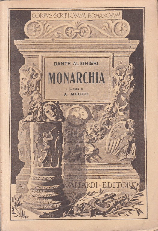 LS- MONARCHIA - DANTE ALIGHIERI - VALLARDI --- 1938 - B - ZFS485