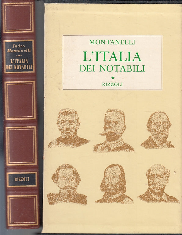 LS- L'ITALIA DEI NOTABILI CON ASTUCCIO - MONTANELLI - RIZZOLI ---- C - ZFS485