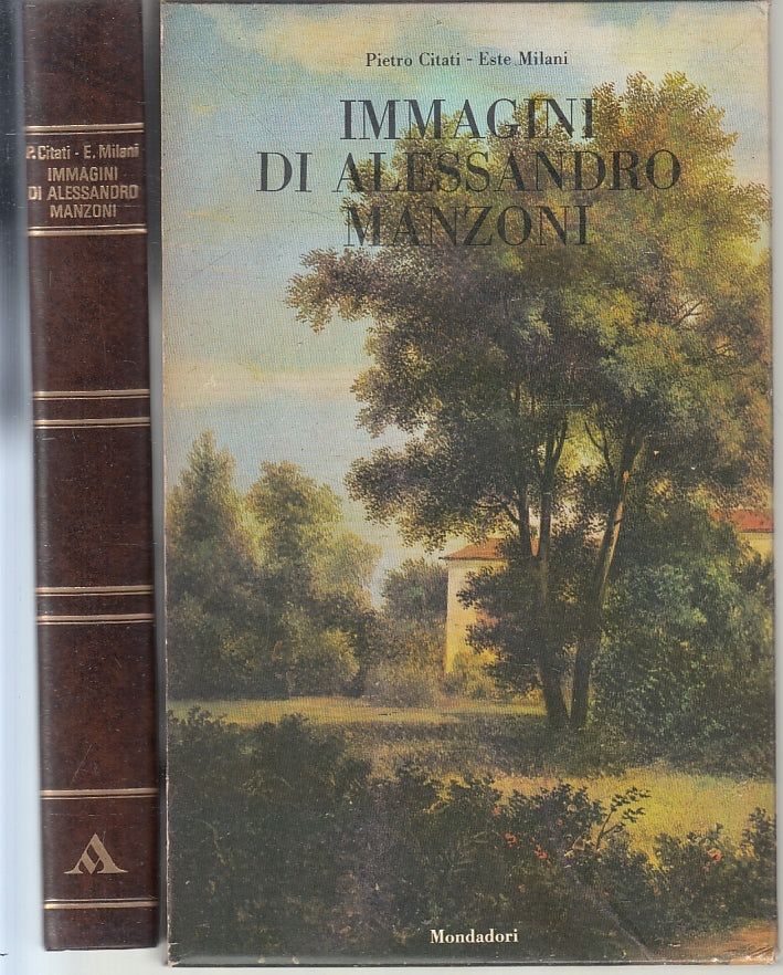 LS- IMMAGINI DI ALESSANDRO MANZONI- CITATI MILANI- MONDADORI--- 1973- CS- ZFS527