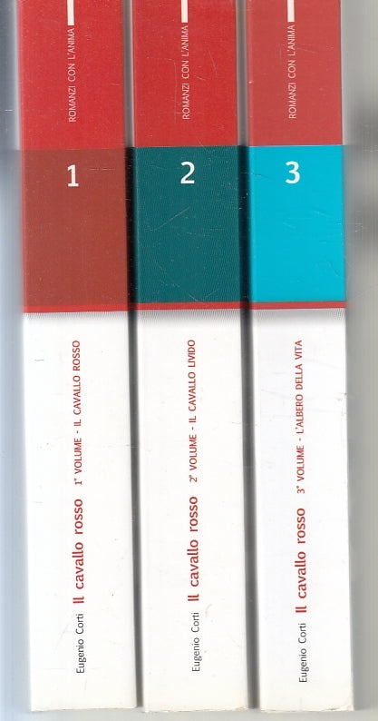 LN- IL CAVALLO ROSSO 3 VOLUMI - EUGENIO CORTI - SA PAOLO --- 2008 - B - ZFS531