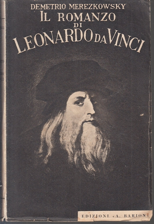LN- IL ROMANZO DI LEONARDO DA VINCI I - MEREZKOWSKY - BARION --- 1933- B- ZFS531