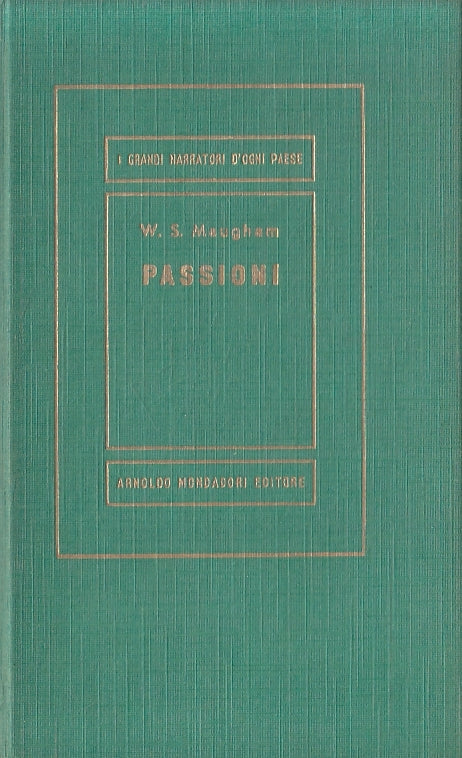 LN- PASSIONI - W.S. MAUGHAM - MONDADORI - MEDUSA --- C - ZFS230