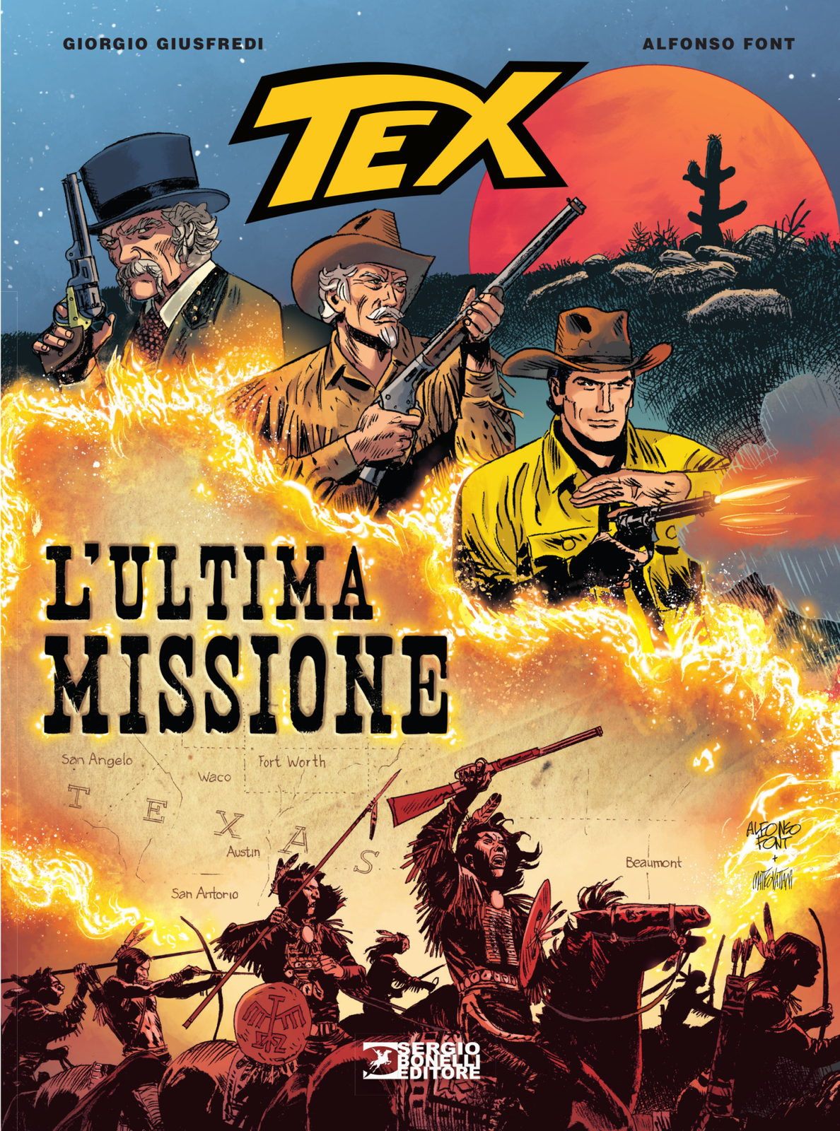 FV- TEX L'ULTIMA MISSIONE CARTONATO - GIUSFREDI FONT - BONELLI - 2019 - C - N23