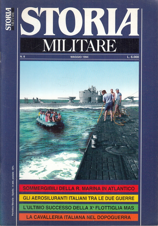 LM- RIVISTA STORIA MILITARE N.8 AEROSILURANTI - ALBERTELLI - 1994 - S - YFS37