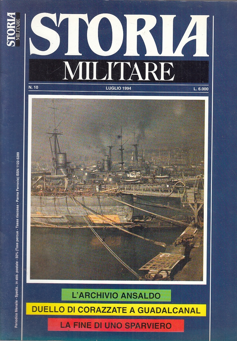 LM- RIVISTA STORIA MILITARE N.10 GUADALCANAL - ALBERTELLI - 1994 - S - YFS37