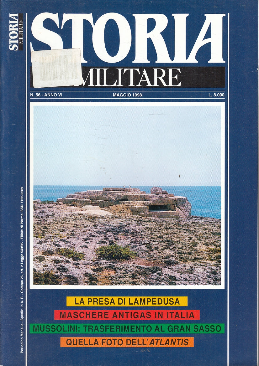 LM- RIVISTA STORIA MILITARE N.56 LAMPEDUSA - ALBERTELLI - 1998 - S - YFS37