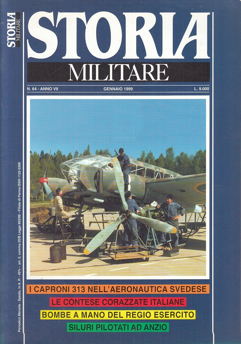 LM- RIVISTA STORIA MILITARE N.64 CAPRONI 313 - ALBERTELLI - 1999 - S - YFS37