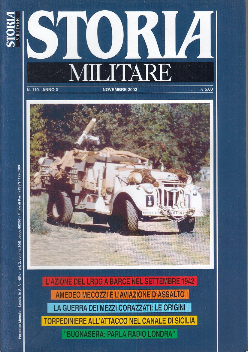 LM- RIVISTA STORIA MILITARE N.110 AMEDEO MECOZZI - ALBERTELLI - 2002 - S - YFS37