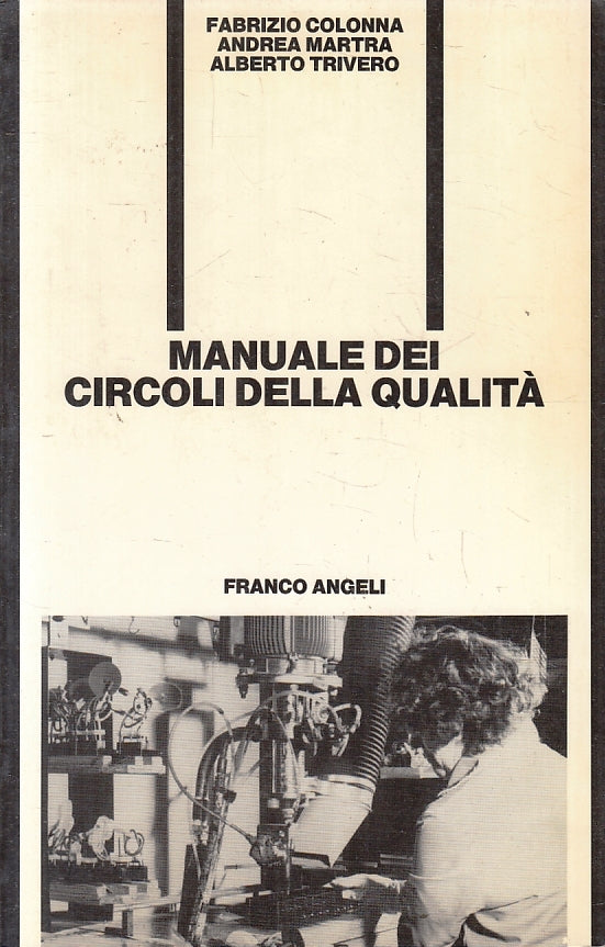 LS- MANUALE DEI CIRCOLI DELLA QUALITA'- COLONNA- FRANCO ANGELI--- 1986- B- YFS40