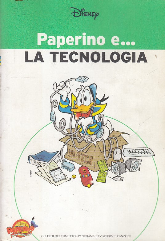 FD- PAPERINO E LA TECNOLOGIA -- EROI FUMETTO PANORAMA 2 TV SEC DISNEY -- B - P23