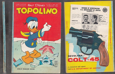 FD- TOPOLINO N.425 MANCA BOLLINO ORIGINALE -- DISNEY MONDADORI - 1964 - B - Q23