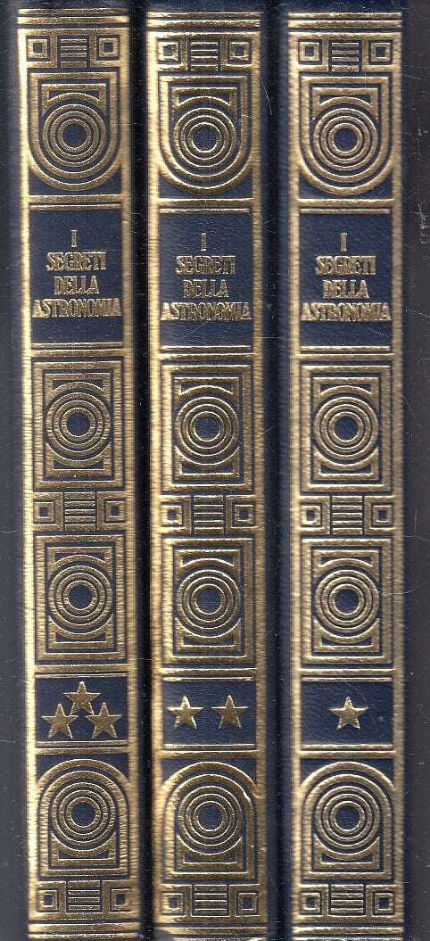 I segreti dell'astronomia 3 volumi - Ferni - 1976 - YFS47