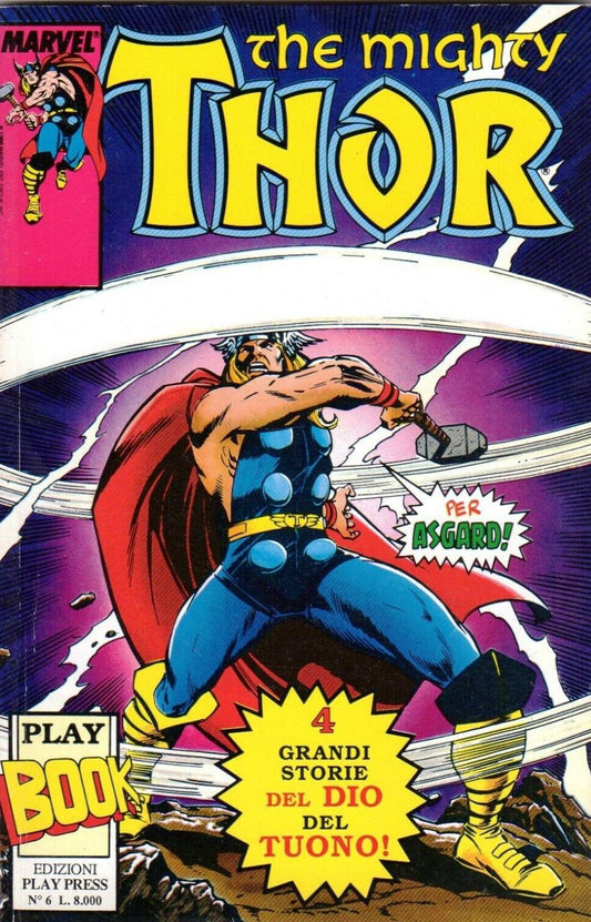 FS- THE MIGHTY THOR PLAY BOOK N.6 -- PLAY PRESS - 1983 - B - S23