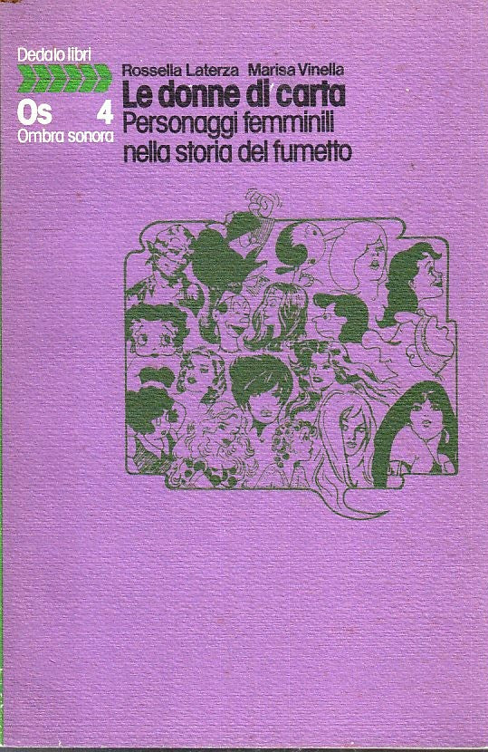 LS- LE DONNE DI CARTA STORIA FUMETTO- LATERZA VINELLA- DEDALO--- 1980- B- YFS154