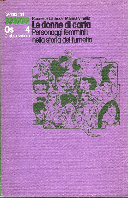 LS- LE DONNE DI CARTA STORIA FUMETTO- LATERZA VINELLA- DEDALO--- 1980- B- YFS154