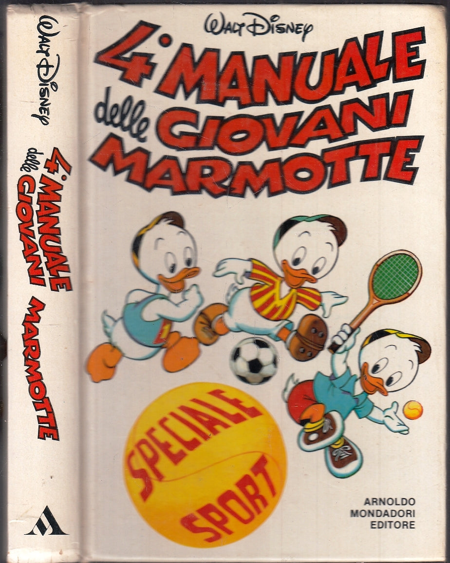 FD- 4° QUARTO MANUALE DELLE GIOVANI MARMOTTE SPECIALE SPORT-- MONDADORI-- C- Q23