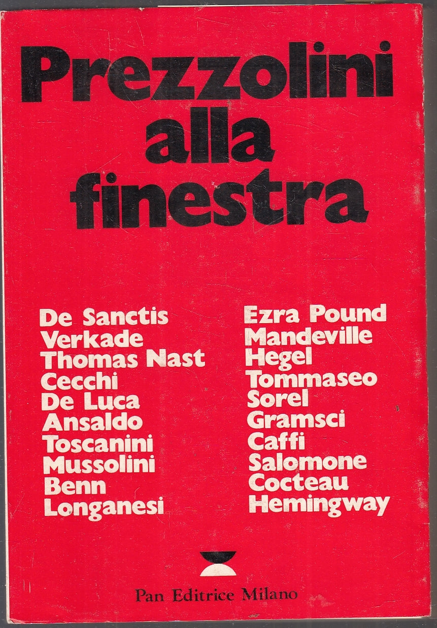 LS- PREZZOLINI ALLA FINESTRA - GIUSEPPE PREZZOLINI - PAN EDITRICE ---- B- YFS151