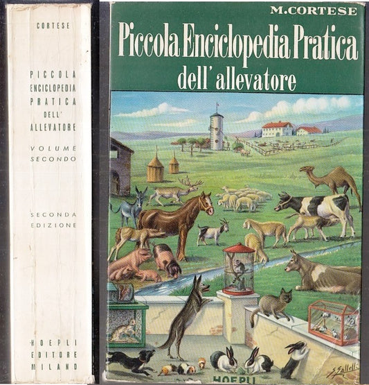 LZ- PICCOLA ENCICLOPEDIA PRATICA DELL'ALLEVATORE 2- CORTESE- HOEPLI- 1971- B-XFS